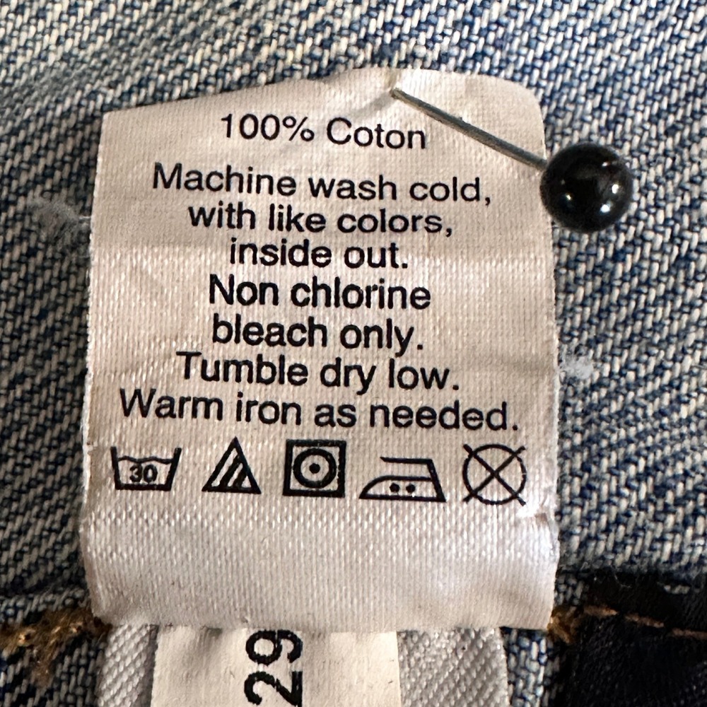 MADEWELL XXS Distressed Jean Jacket Medium Wash Denim C5791 Cotton Trucker - Picture 4 of 10